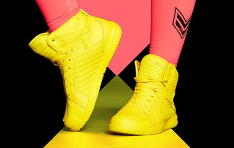 Zumba Zapato de Entrenamiento de Baile de Moda con Soporte de Alto Impacto para Mujer 6,5 M de EE.UU. Amarillo