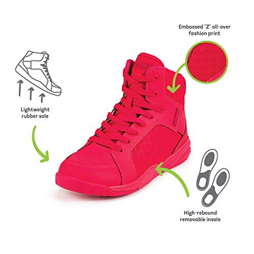 Zumba Zapato de Entrenamiento de Baile de Moda con Soporte de Alto Impacto para Mujer 6,5 M de EE.UU. Rosa básica