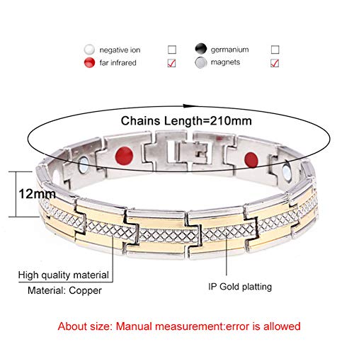 ZUOLUO Imán Pulsera Brazalete Pulsera Pérdida de Peso de la Pulsera La Terapia de la Pulsera Magnético para Adelgazar Quema Grasa Pulseras Adelgazante ZUOLUO Imán Pulsera Brazalete Pulsera Pérdida de Peso de la Pulsera La Terapia de la Pulsera Magnético para Adelgazar Quema Grasa Pulseras Adelgazante