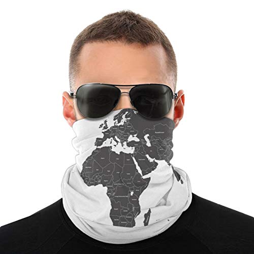 ZVEZVI Mapa del mundo Nombres de países Educación Multifunción Unisex Microfibra Cara cómoda Ma-sk Calentador de cuello lavable Polaina para el cuello Bufanda para la cabeza ZVEZVI Mapa del mundo Nombres de países Educación Multifunción Unisex Microfibra Cara cómoda Ma-sk Calentador de cuello lavable Polaina para el cuello Bufanda para la cabeza