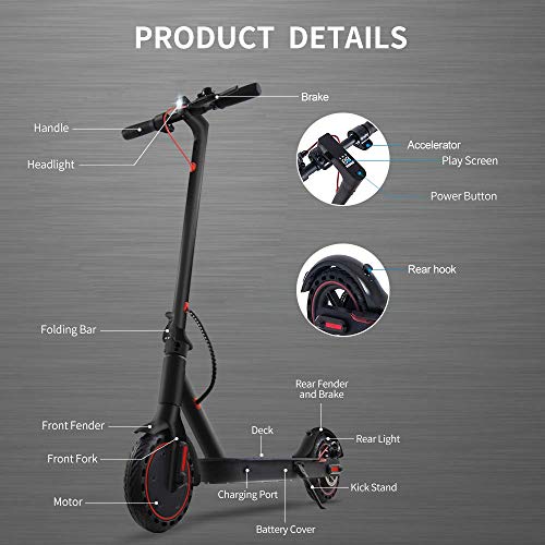 ZWHEEL Patinete eléctrico para Adulto Serie E9 E9 Basic hasta 20km de autonomía, 25km/h, Dos Modos de Velocidad, 300W Motor, Plegable, Control de Crucero, conexión App móvil ZWHEEL Patinete eléctrico para Adulto Serie E9 E9 Basic hasta 20km de autonomía, 25km/h, Dos Modos de Velocidad, 300W Motor, Plegable, Control de Crucero, conexión App móvil