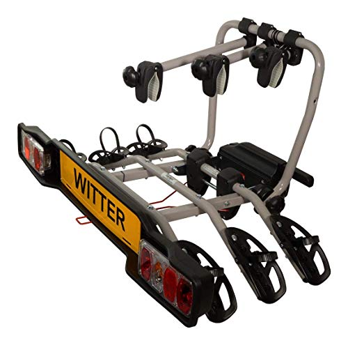 ZX303EU Soporte para 3 Bicicletas montado sobre el Enganche de Remolque - Carga máxima 51 kg - Kit eléctrico 2 en 1 para 7 y 13 Polos ZX303EU Soporte para 3 Bicicletas montado sobre el Enganche de Remolque - Carga máxima 51 kg - Kit eléctrico 2 en 1 para 7 y 13 Polos