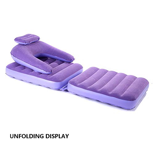 ZXCY Multifuncional Inflable Ocioso Cama Flocado Lazy Sofá con Bomba De Pie para Camping Apartamento Uso En El Hogar Ver TV Sofá Silla para Camping Playa Senderismo ZXCY Multifuncional Inflable Ocioso Cama Flocado Lazy Sofá con Bomba De Pie para Camping Apartamento Uso En El Hogar Ver TV Sofá Silla para Camping Playa Senderismo