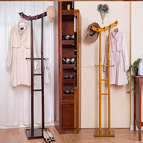 ZXWNB Escudo sólido Piso de Madera del Estante Creativo Moderno de la suspensión de Ropa Dormitorio Estante de Madera sólida de la suspensión de la Media Luna Dormitorio Percha,B,A1 ZXWNB Escudo sólido Piso de Madera del Estante Creativo Moderno de la suspensión de Ropa Dormitorio Estante de Madera sólida de la suspensión de la Media Luna Dormitorio Percha,B,A1