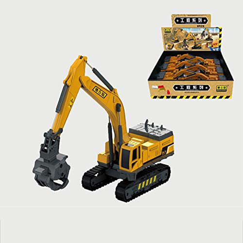 ZXYSMM Vehículo de construcción para niños, juego de juguetes, simulación, grúa grande, modelo de coche, excavadora para niños/N/Talla única