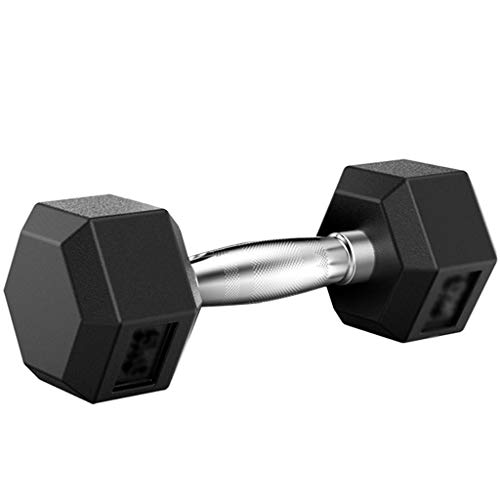 ZYCSKTL Mancuernas Mancuernas Antidesgaste Y Anticaídas Domésticas Masculinas Y Femeninas, Mancuernas Hexagonales Cubiertas De Hierro Puro En El Gimnasio (Color : Black-7.5KG) ZYCSKTL Mancuernas Mancuernas Antidesgaste Y Anticaídas Domésticas Masculinas Y Femeninas, Mancuernas Hexagonales Cubiertas De Hierro Puro En El Gimnasio (Color : Black-7.5KG)