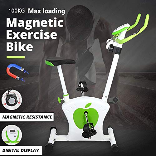 ZYCWBW Bicicleta Estática De Spinning Profesional Ajustable Resistencia Bicicleta Fitness De Gimnasio Ejercicio con Volante De Inercia, Sillín Ajustable, Máx.100Kg