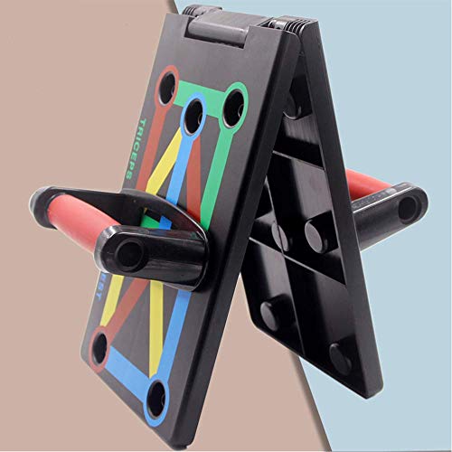 ZYEZI 9 en 1 Push Up Board Tablero, Plegable Rack Tabla Board Soporte portátil para Flexiones, Sistema de Gimnasio, Entrenamiento, para Entrenamiento Corporal y Fitness ZYEZI 9 en 1 Push Up Board Tablero, Plegable Rack Tabla Board Soporte portátil para Flexiones, Sistema de Gimnasio, Entrenamiento, para Entrenamiento Corporal y Fitness