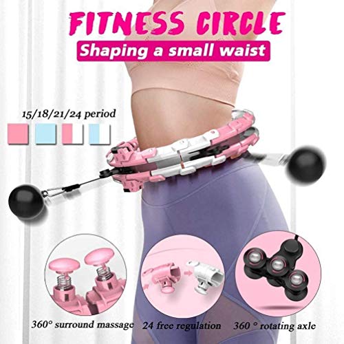 ZYF Hula Hoop Hula Hoop, Hula Ancho Ajustable Aptitud Aros Adultos Principiantes con el aro a Eliminar, Gimnasio, Masaje pinkblue-21 Nudos ZYF Hula Hoop Hula Hoop, Hula Ancho Ajustable Aptitud Aros Adultos Principiantes con el aro a Eliminar, Gimnasio, Masaje pinkblue-21 Nudos