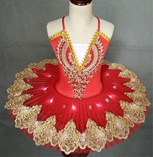 ZYLL Chicas Bailarina Ballet Tutu para niños niños niños niñas Adultos panqueques Tutu Tutu Trajes de Baile Vestido de Ballet,Rojo,150CM ZYLL Chicas Bailarina Ballet Tutu para niños niños niños niñas Adultos panqueques Tutu Tutu Trajes de Baile Vestido de Ballet,Rojo,150CM