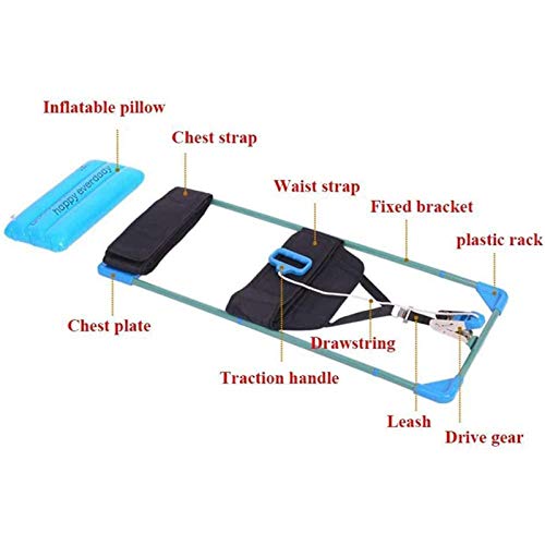 ZYQDRZ Cama De Tracción Lumbar, Dispositivo De Tracción De Espalda Cervical con Una Mano, para Mejorar El Dolor De La Columna Vertebral del Cuello Y La Columna Lumbar