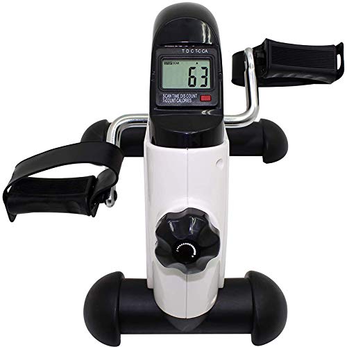 ZYQDRZ Ejercitador De Brazos Y Piernas, Bicicleta De Pedales De Entrenamiento Ajustable, Ejercicio En Casa, RehabilitacióN De Fitness AeróBico, con Monitor ZYQDRZ Ejercitador De Brazos Y Piernas, Bicicleta De Pedales De Entrenamiento Ajustable, Ejercicio En Casa, RehabilitacióN De Fitness AeróBico, con Monitor