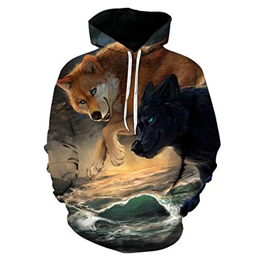 zysymx Sudadera Casual con Capucha Sudadera con Capucha de Gato Lindo Sudadera con Capucha de Gato para Mujer Camisa de Jersey de otoño e Invierno Divertido Gato Fresco en