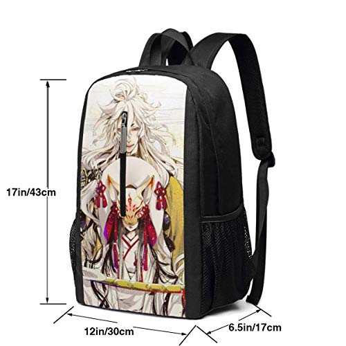 ZYWL Mochila Touken Ranbu Online Sports de 17 Pulgadas