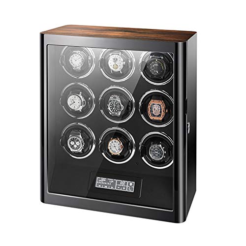 Zyy Automático Cajas Giratorias para Relojes, Quiet Mabuchi Motors, con Pantalla LCD De Control Táctil, Control Remoto Y 5 Modos De Rotación, 6 Bobinador Posiciones Caja De Madera (Color : B) Zyy Automático Cajas Giratorias para Relojes, Quiet Mabuchi Motors, con Pantalla LCD De Control Táctil, Control Remoto Y 5 Modos De Rotación, 6 Bobinador Posiciones Caja De Madera (Color : B)