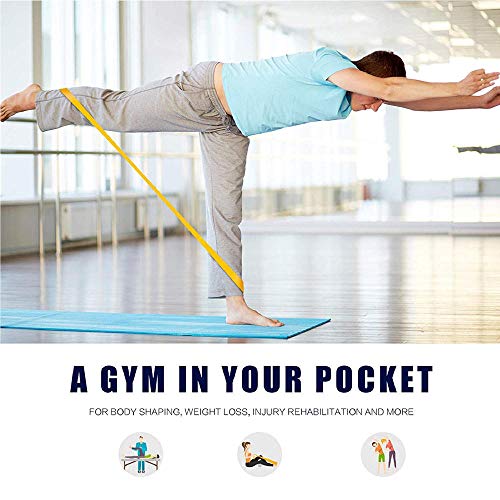 ZZCCFF Fitness Equipment Yoga Resistance Bands,Latex Belt Pull Strap/Training Strap Pilates,Health Elastic Sport -_4-8_pounds ZZCCFF Fitness Equipment Yoga Resistance Bands,Latex Belt Pull Strap/Training Strap Pilates,Health Elastic Sport -_4-8_pounds