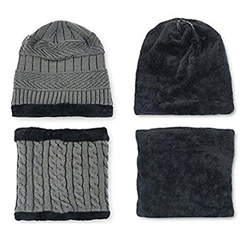 ZZLAY Kids Winter Thick Beanie Hat Bufanda Conjunto Slouchy Warm Snow Knit Skull Cap ZZLAY Kids Winter Thick Beanie Hat Bufanda Conjunto Slouchy Warm Snow Knit Skull Cap