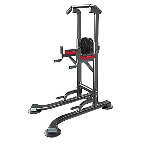 ZZLYY Torre de Potencia, Power Tower Entrenamiento de Fuerza Equipo de Ejercicio de Fitness, Alquiler de Gimnasio en Altura Ajustable Ajustable Fitness Multifunción