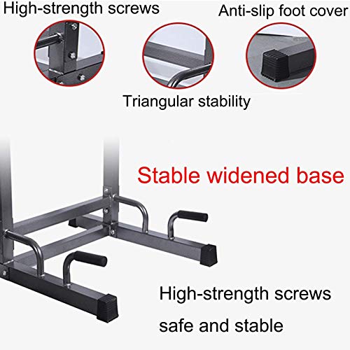 ZZZTWO Fitness Squat Barbell Rack, Dominadas y Jaula Sentadillas Entrenamiento, Multifuncional Soporte Ajustable Peso Máximo de 260kg HJHY