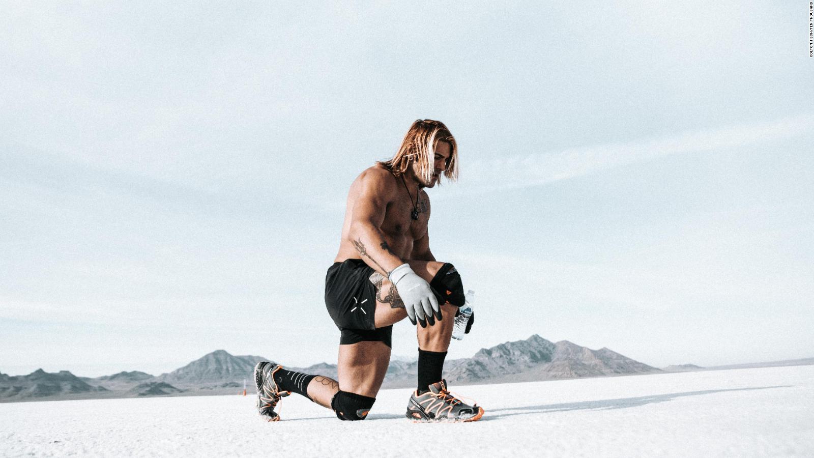 Cómo Michael Miraglia completó su propio maratón Strongman en el salar de Bonneville (Utah) 