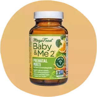 MegaFood Baby & Me 2 Prenatal Dietary Supplement