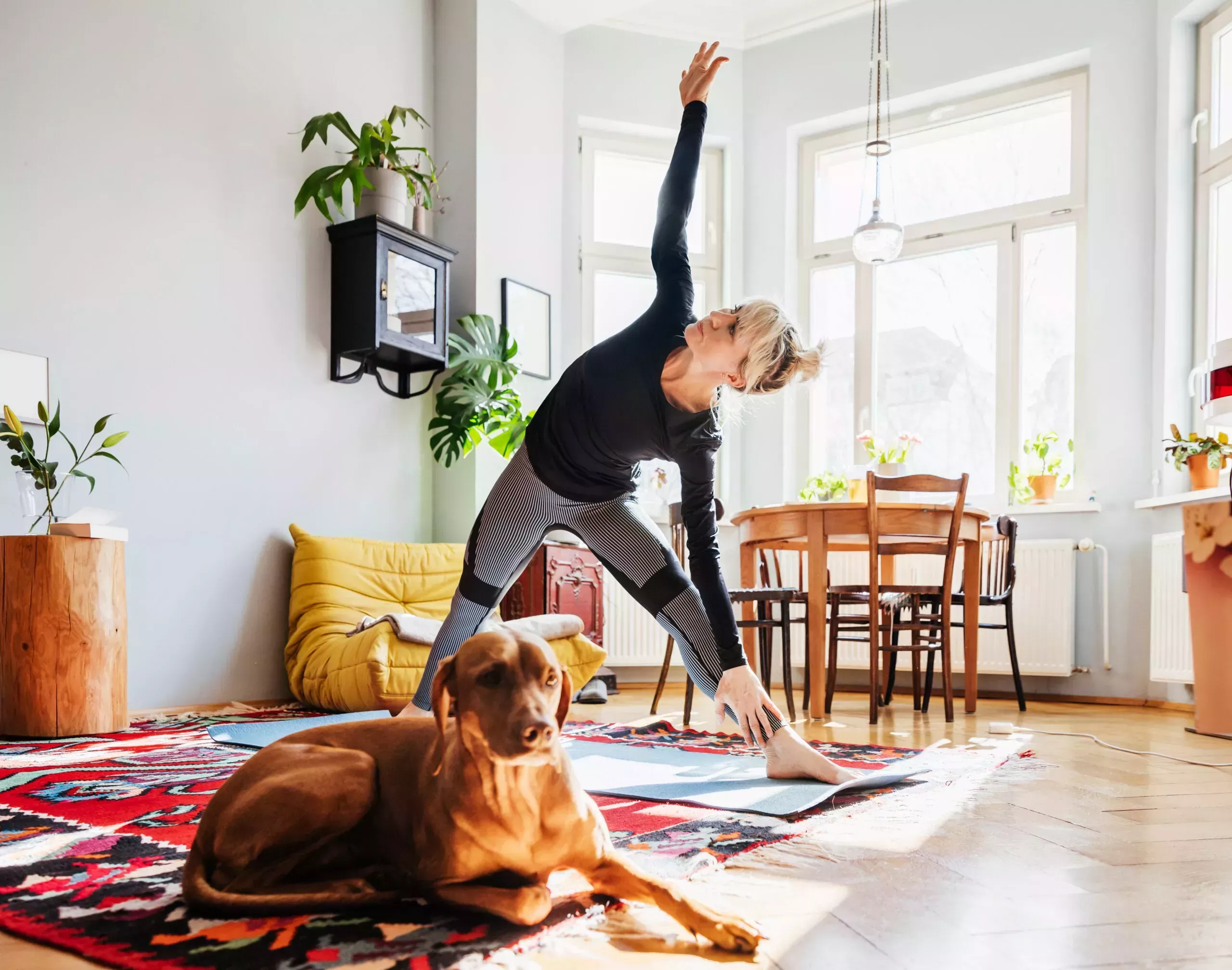 Llevar la práctica del yoga a casa