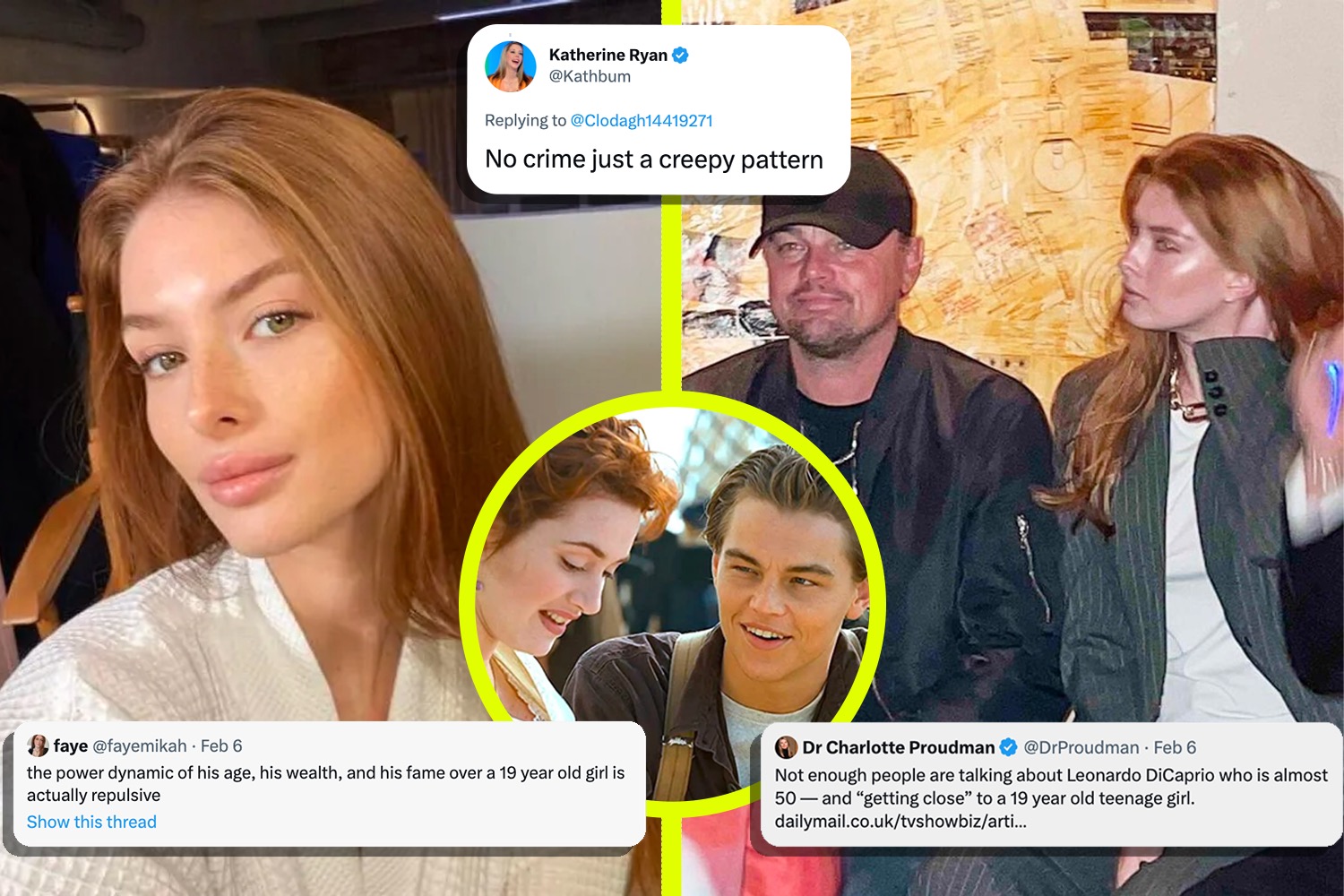 Una vez más, el patrón de citas de Leonardo DiCaprio desafía la creencia