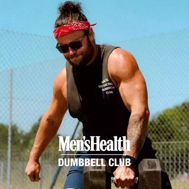 men's health dumbbell club