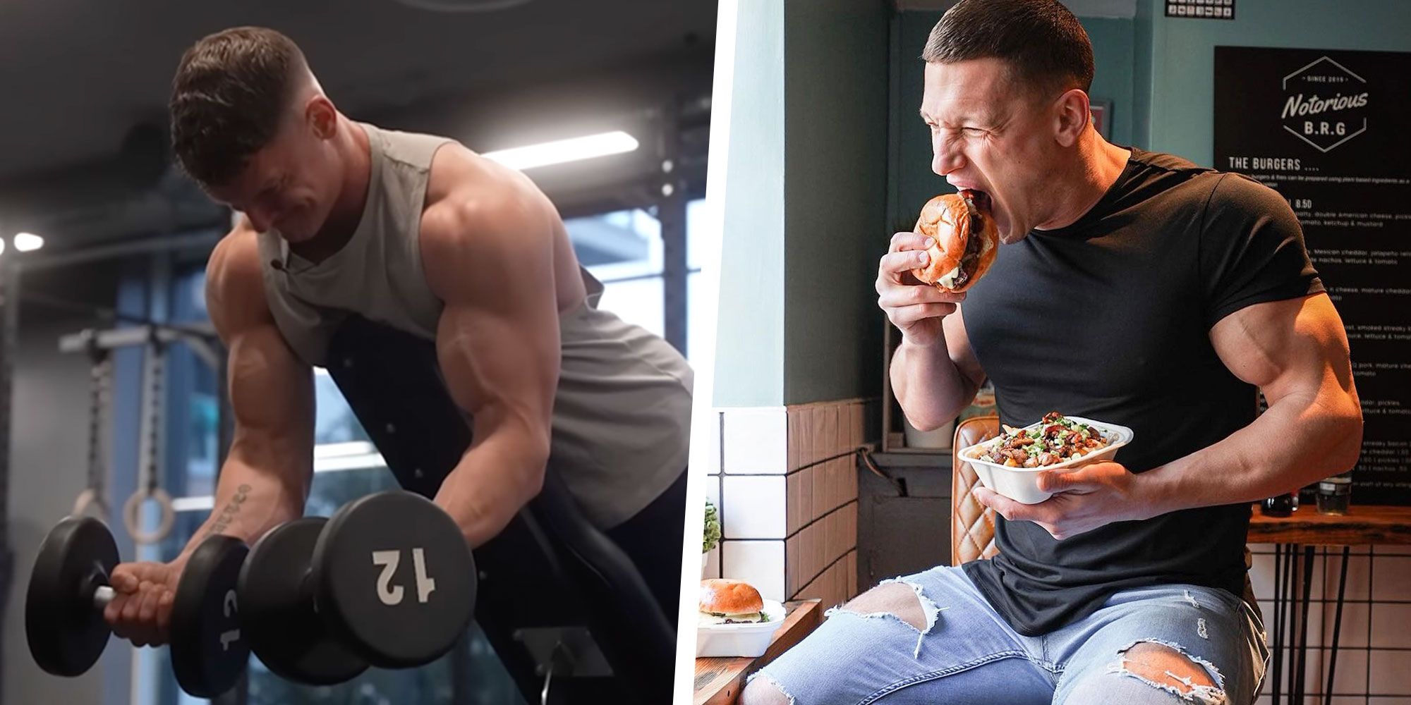 Matt Does Fitness comparte su dieta de 4.000 calorías para aumentar de peso