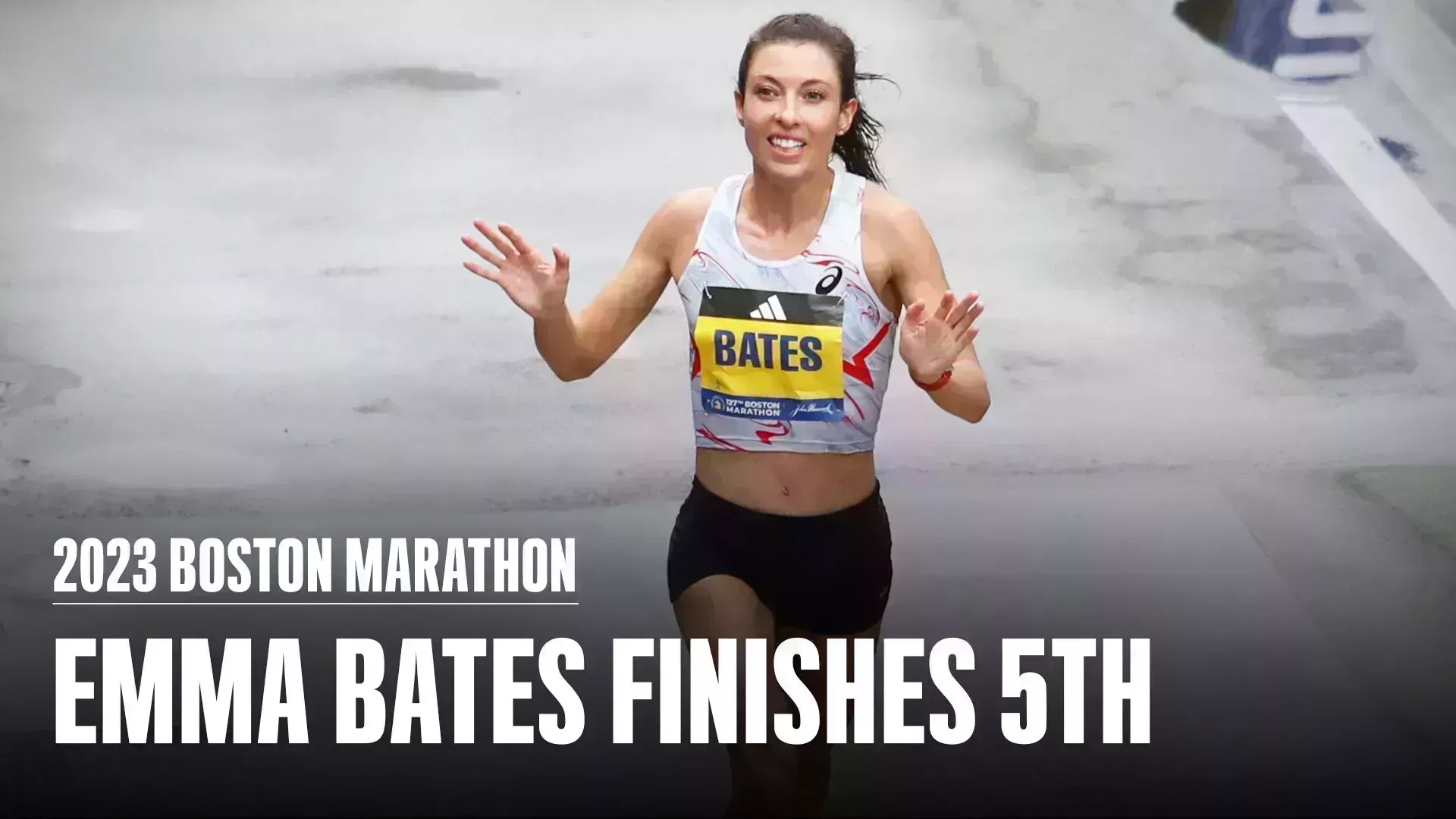 preview for American Emma Bates Finishes 5th in the Boston Marathon