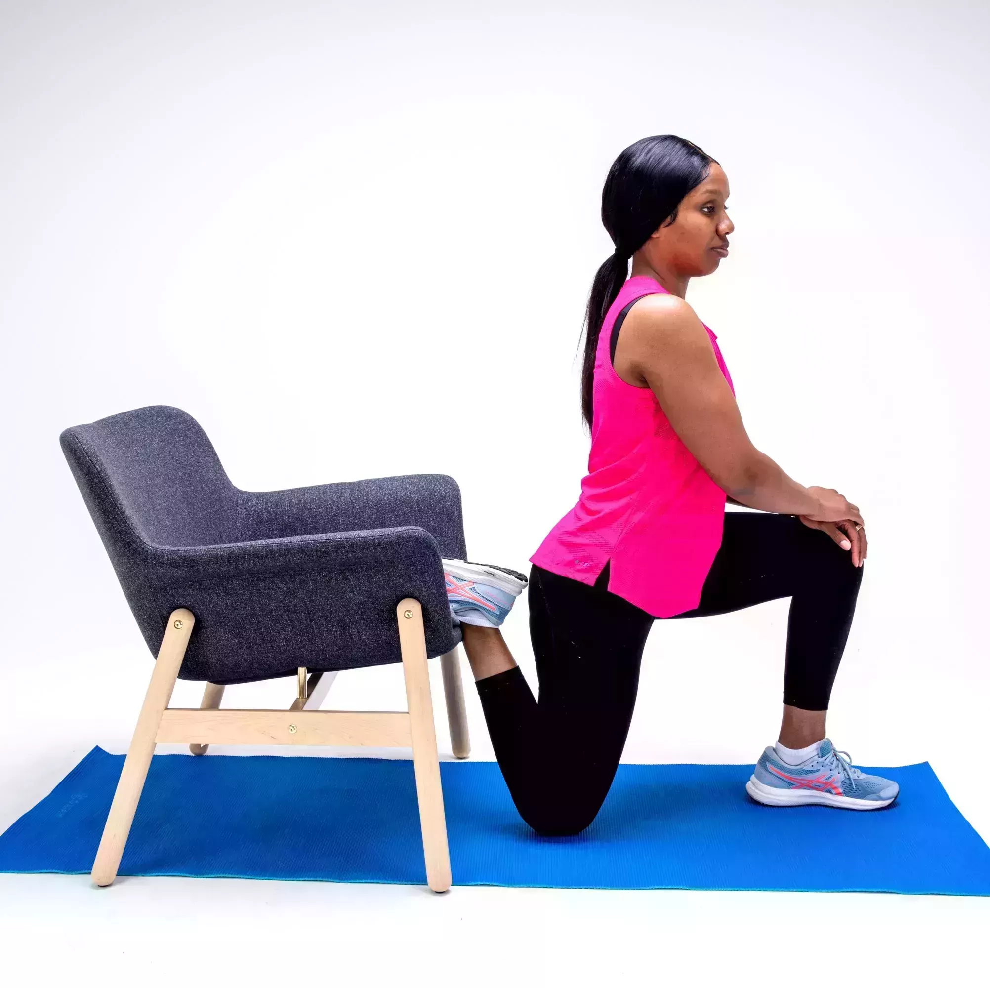 couch stretch for hip flexor relief