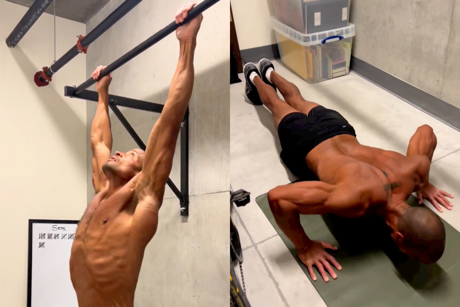 El entrenamiento calisténico de David Goggins en "Nickels &amp; Dimes" es simple pero brutal