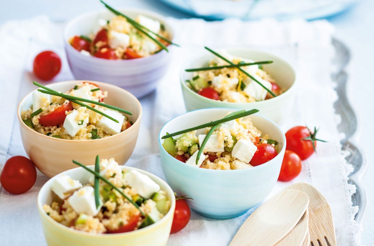 Receta de ensalada de cuscús