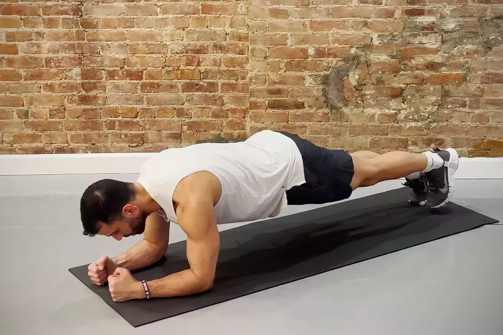 deep core exercises, forearm plank walk-back deep core exercises, forearm plank walk back