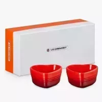 Le Creuset Stoneware Heart Ramekins, Set of 2 - View at John Lewis