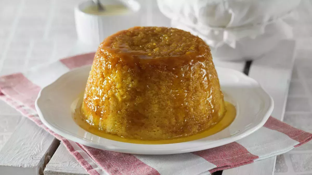 Receta de pudin de lim贸n y miel