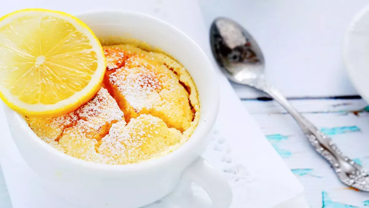 Receta de pudin de lim贸n
