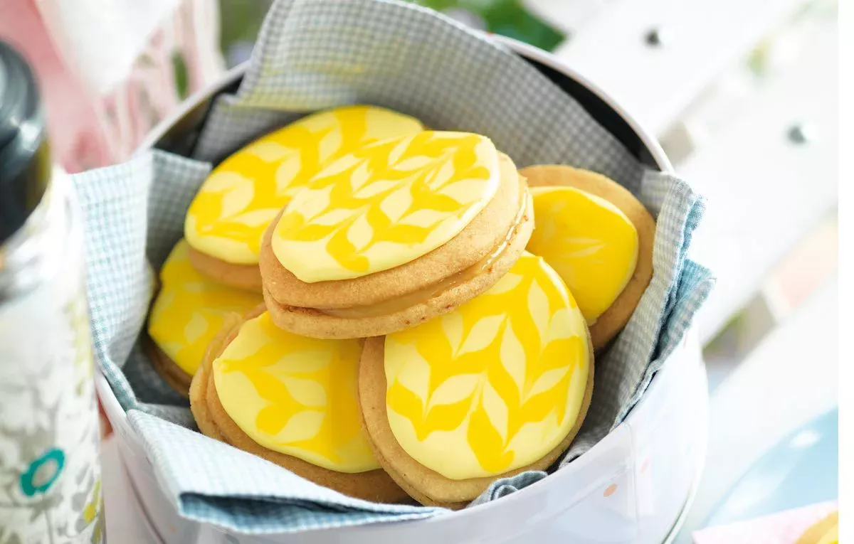 Receta de galletas de lemon curd