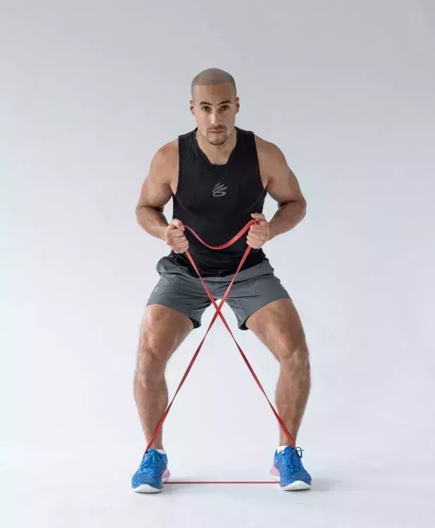 Bandas elásticas para entrenar las piernas