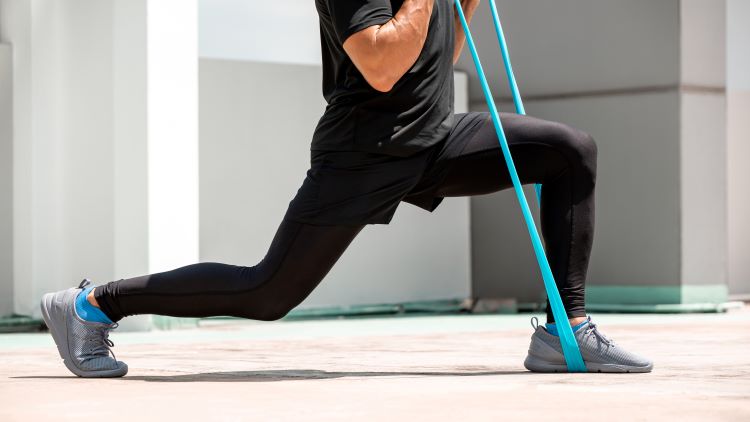 Bandas elásticas para entrenar las piernas