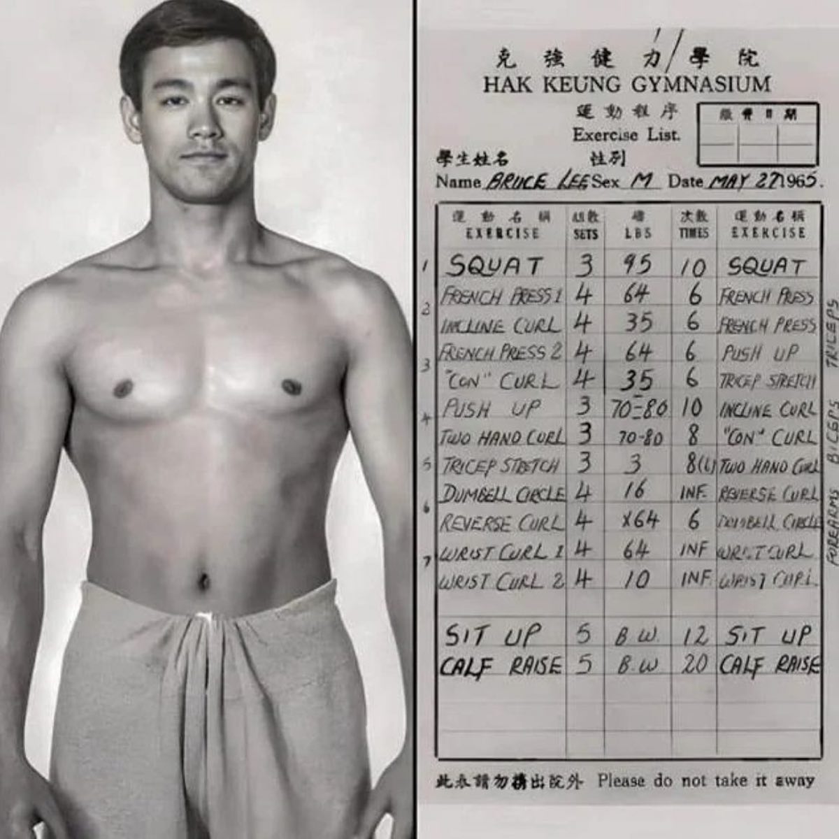 El alocado entrenamiento de cuerpo completo de Bruce Lee te hará replantearte totalmente tu entrenamiento
