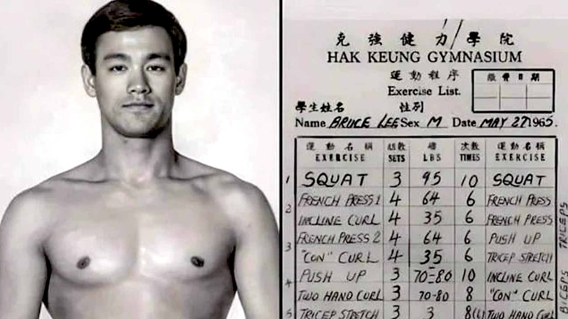 El alocado entrenamiento de cuerpo completo de Bruce Lee te hará replantearte totalmente tu entrenamiento