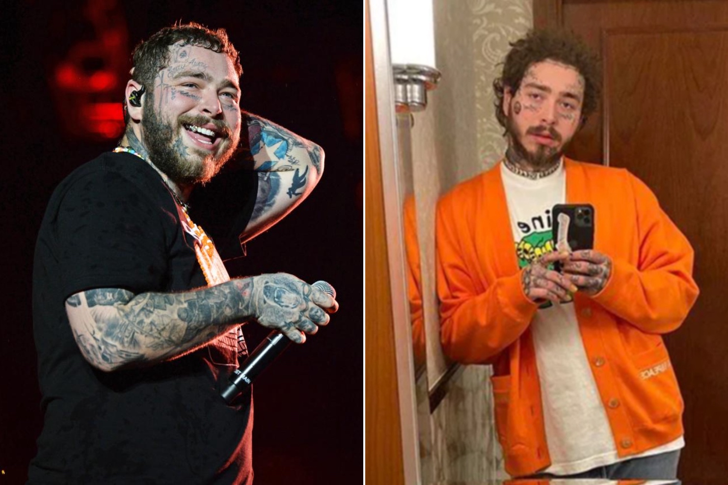Post Malone le cuenta a Joe Rogan que dejar la Coca-Cola es el secreto de su transformación corporal de 30 kilos