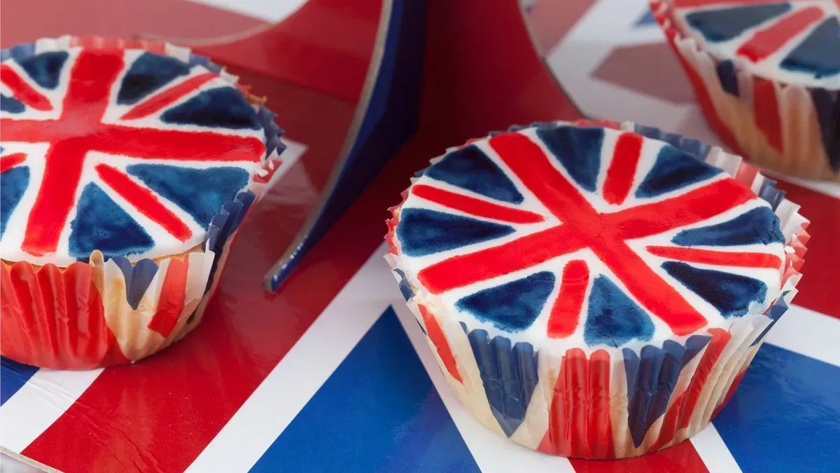 Receta de magdalenas Union Jack