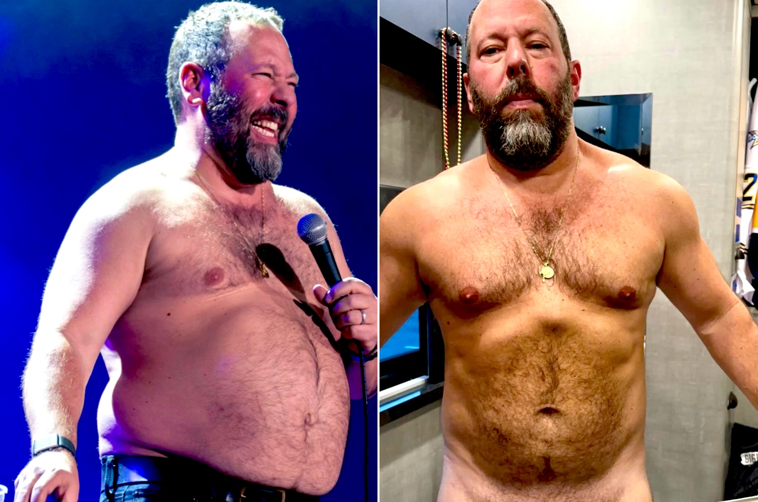 La picante transformación corporal de Bert Kreischer marca la muerte