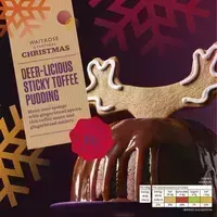 3. Waitrose Christmas Deer-Licious Sticky Toffee Pudding - View at Waitrose & Partners 3. Waitrose Christmas Deer-Licious Sticky Toffee Pudding - View at Waitrose & Partners