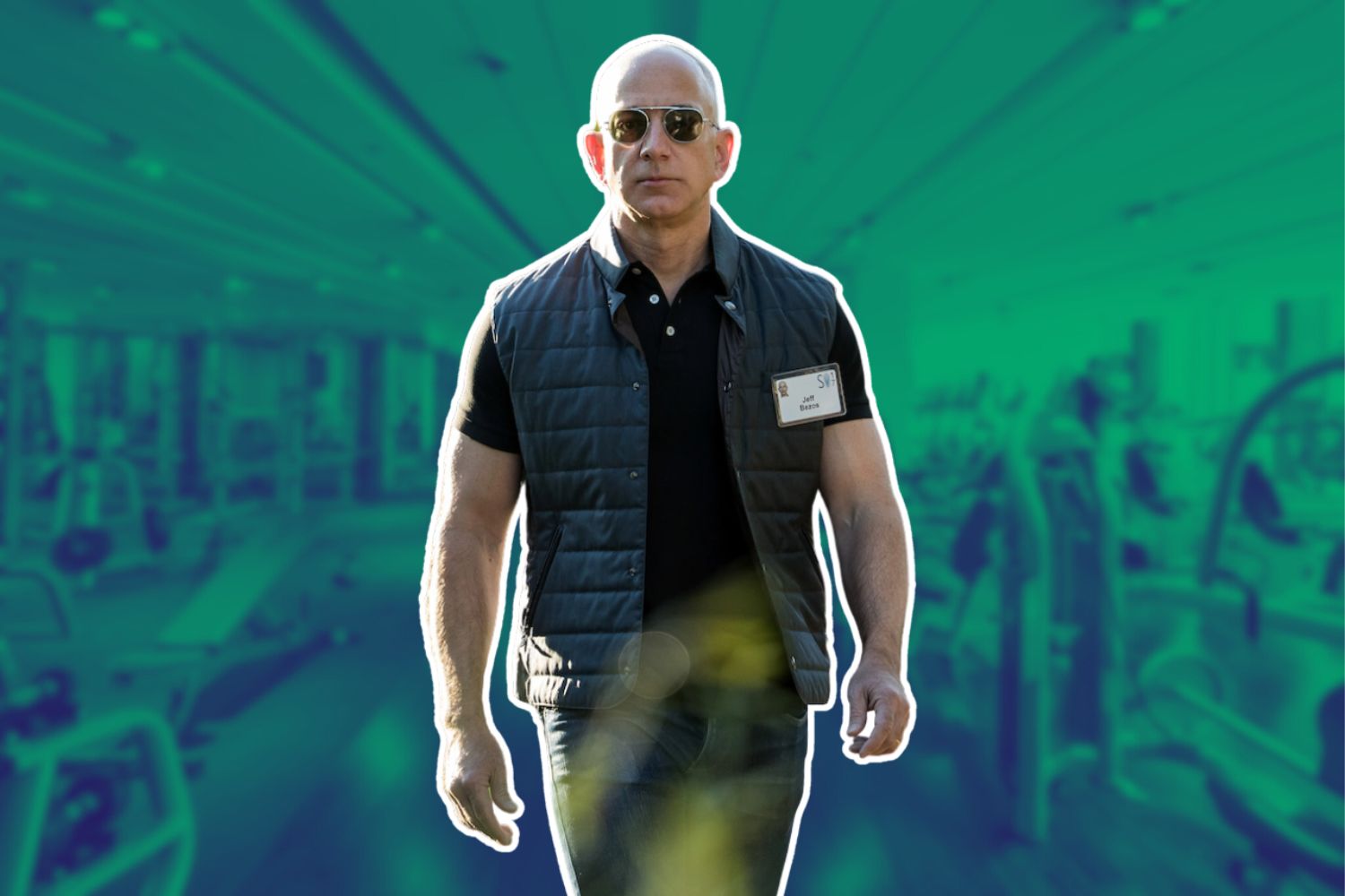 El fornido Jeff Bezos revela el secreto para mantenerse "monstruosamente" en forma después de los cuarenta