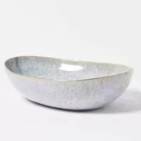 Tuya Blue Ceramic Serving Bowl Large - View at Oliver Bonas Tuya Blue Ceramic Serving Bowl Large - View at Oliver Bonas 