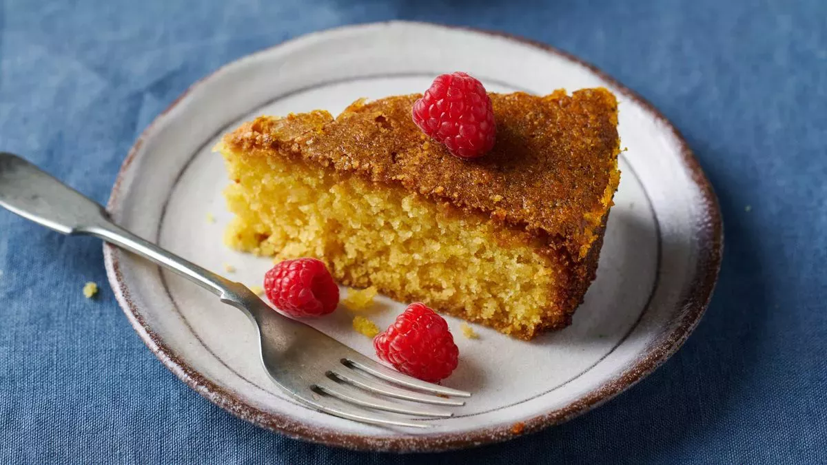 Receta de pastel de polenta de naranja y aceite de oliva