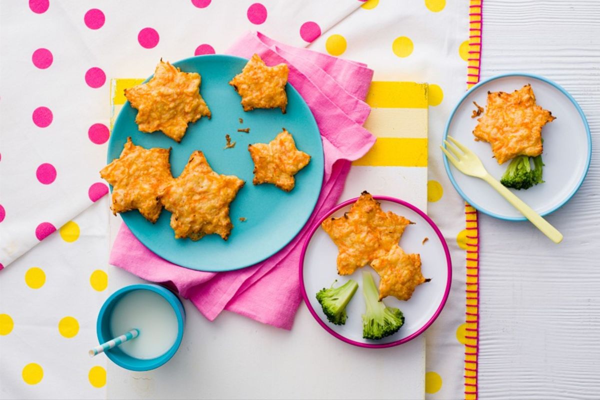 Receta de estrellas de zanahoria con queso de Annabel Karmel